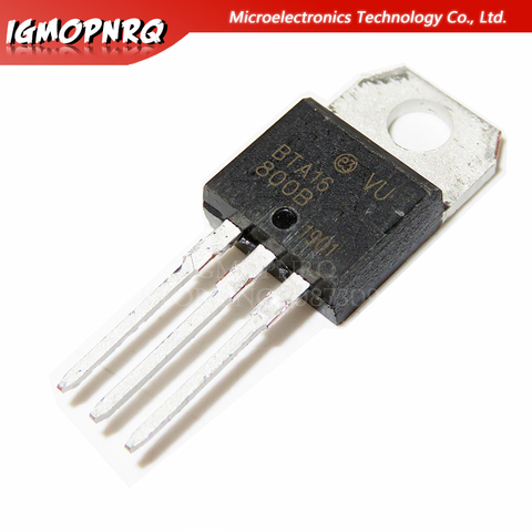 10pcs BTA16-800B BTA16-800 BTA16 Triacs 16 Amp 800 Volt TO-220 new original ► Photo 1/1