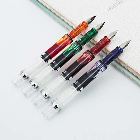 High quality Lightweight gift Fountain Pen piston High capacity fashion pen new style School Student Office Gifts Stationery ► Photo 1/6