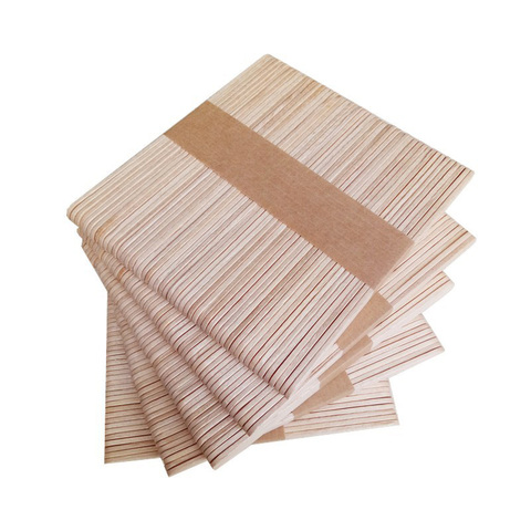 100PCS Woman Wooden Body Hair Removal Sticks Wax Waxing Disposable Sticks Beauty Toiletry Kits Wood Tongue Depressor Spatula New ► Photo 1/4