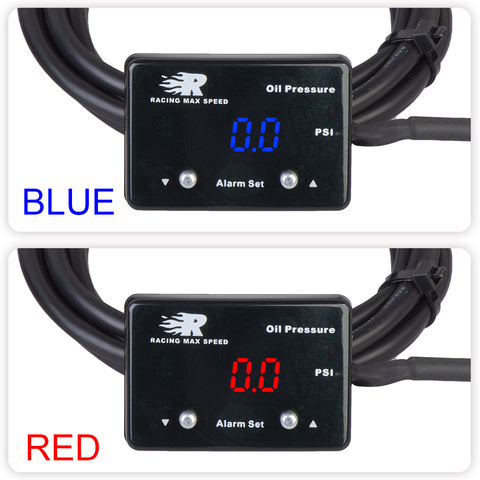 universal 200psi 1/8 npt sensor 12v digital oil gauge pressure display oil pressure gauges/meter with sensor OPM-01 ► Photo 1/6