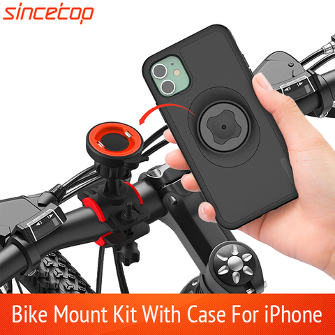 Universal Bicycle Phone Holder Motorcycle Handlebar Mount for Smart Phone for iPhone 11 pro Xs Max Xr X 8 Samsung Xiaomi huawei ► Photo 1/6