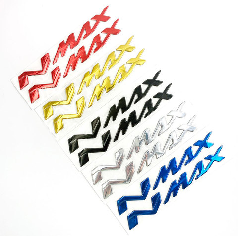 Tank Emblem  StickersFor Yamaha NMAX N MAX N-MAX 155 250 400  Motorcycle 3D Stickers Decals N-MAX Logo Applique ► Photo 1/3