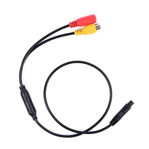 4-Pin Universal Backup Camera Car Camera Signal Harness To CVBS RCA Connector Signal Power Adapter Wire Harness Audio Cables ► Photo 1/6