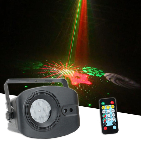 Big Picture 48 Pattern RGB Laser Lights Control Music Led Disco Light Party Show Laser Projector Effect Lamp with Controller ► Photo 1/6