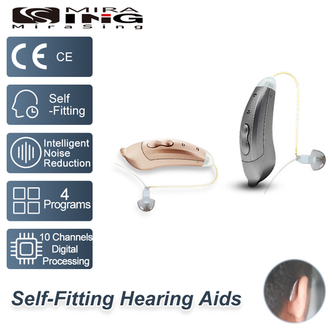 Self-Fitting Audifonos Digital Hearing Aid BTE Mini 10-Channel Sound Amplifiers Wireless Ear Aids for Elderly Hearing Amplifier ► Photo 1/6