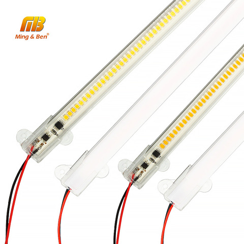 LED Under Cabinet Kitchen Light Clear Sell Milk White Shell 30cm 50cm Cold White Warm White 220V SMD2385 72leds Kitchen Decor ► Photo 1/6