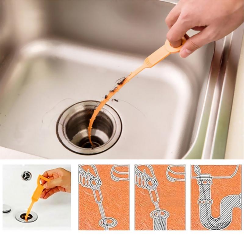 61.5cm Flexible Sink Claw Pick Up Kitchen Cleaning Tools Pipeline
