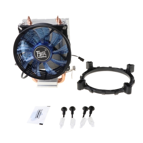 Heatpipe Aluminium PC CPU Cooler Cooling Fan For Intel 775/1155/1151 AMD 754/AM2 ► Photo 1/6
