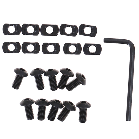 1pc Screw And Nut Replacement Kit For M-Lok Handguard Rail Sections Hunting ► Photo 1/6