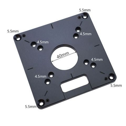 Universal RT0700C Aluminum Router Table Insert Plate Trimming Machine Flip Board 4XFD ► Photo 1/5