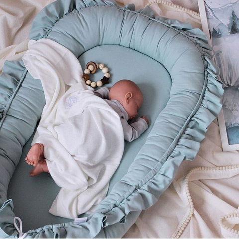 Removable Sleeping Nest for Baby Bed Crib with Pillow Travel Playpen Cot Infant Toddler Infant Cradle Mattress ► Photo 1/6