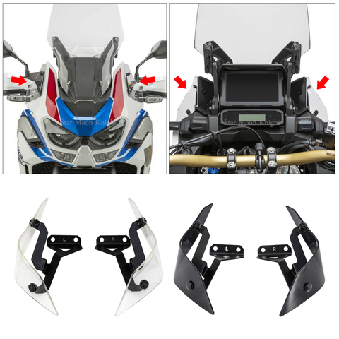 For Honda CRF1100L Africa Twin Adventure Sports 2022 - CRF 1100 L Windshield Windscreen Plate Side Panels Front Wind Deflector ► Photo 1/6