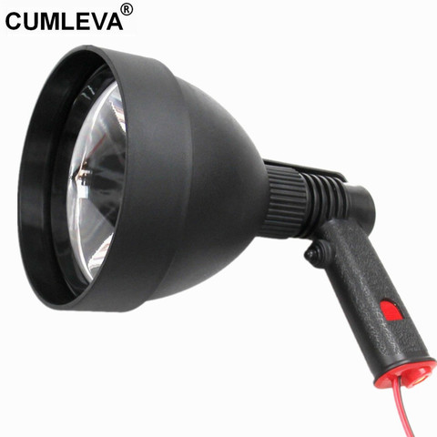 Imported CREE XML2 T6 10W 1200LM Professional LED Hunting Light LED Handheld Spotlight 12V 150MM LED Portable light Flashlight ► Photo 1/6