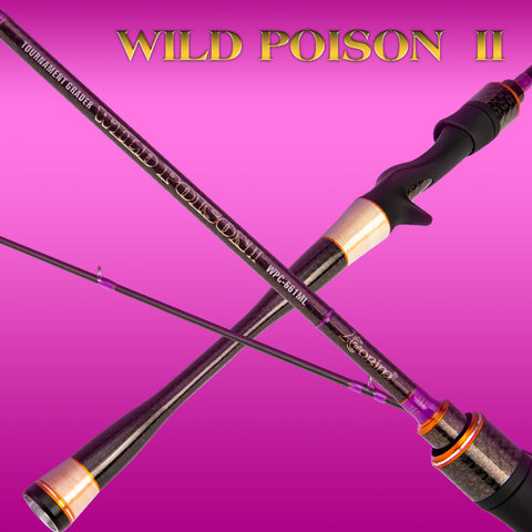 Kyorim WILD POISON2 LURE ROD 36T TORAY CARBON FUJI REEL SEAT AAA GRADE CORK HANDLES Casting reel seat one sections fast action ► Photo 1/4