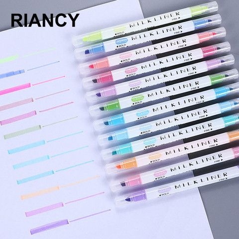 School Highlighter Pen Students Mildliner Highlighters Marker Brush Pens Pastel Markers Watercolor Fluorescent Pen Drawing Price History Review Aliexpress Seller Hongkong 100 Brand New Stationery Co Ltd Alitools Io