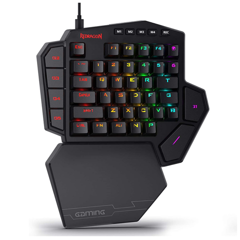 Redragon-Mini Mechanical RGB Gaming Keyboard K585 42 Keys with Blue Switch LED Keys for Mobile Gaming ► Photo 1/6