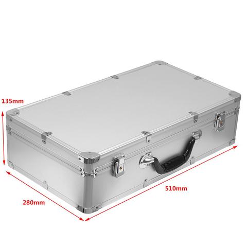 51x28x13.5cm Aluminum Tool Case Outdoor Box Portable Safety Equipment instrument Case Suitcase Outdoor Safety Equipment ► Photo 1/6