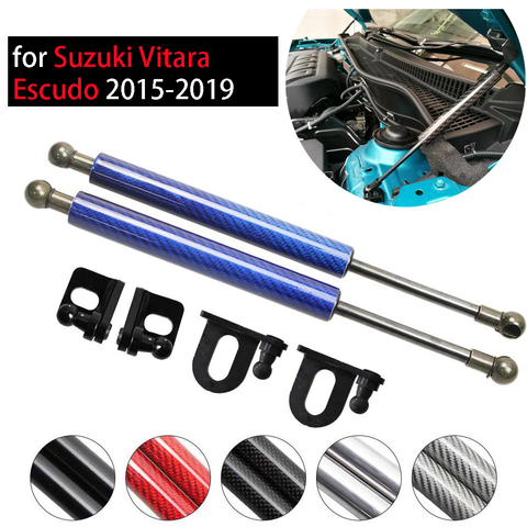 Modify Gas Struts for Suzuki Vitara Escudo 2015-2022 Auto Front Hood Bonnet Carbon Fiber Damper Shock Lift Support ► Photo 1/6
