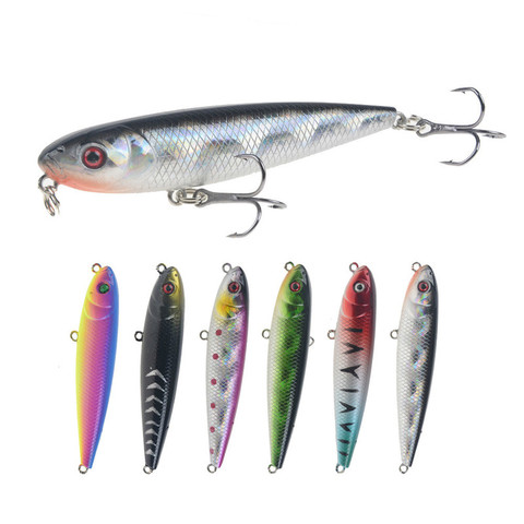 Floating Pencil Lure 8cm/9.5g Long Shot Lure Hard Bait Water Surface Artificial Bai ► Photo 1/6