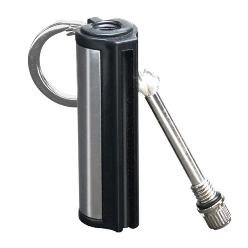 Portable Lighter Match Stick Camping Lighter Metal Waterproof Keychain  Reusable Outdoor Camping Survival Tools Men's Gadgets - AliExpress
