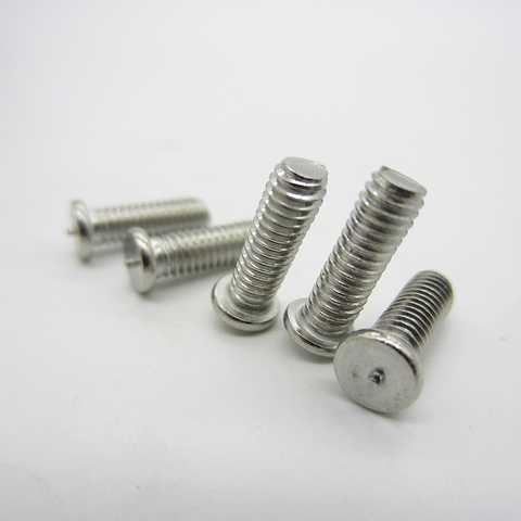 100pcs/lot M3 M4 M5 M6 304Stainless steel  welding screws ISO13918 DIN32501 spot welding studs SUS 304 welding screw ► Photo 1/2