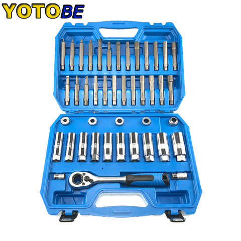 43pcs Steering Hub Suspension Shock Absorber Strut Nut Removal Tool Socket Kit Ratchet Sockets Set ► Photo 1/5