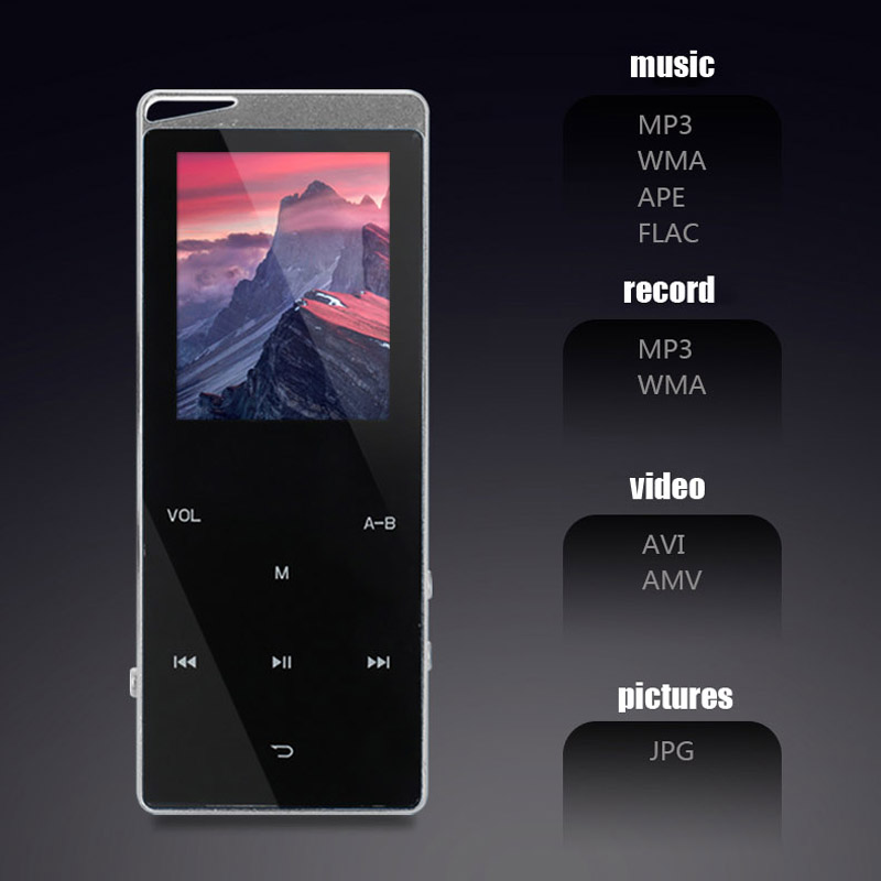 MP3 Player Portable Walkman MP4 Player 8GB-256GB Bluetooth Touchkey Music Player 