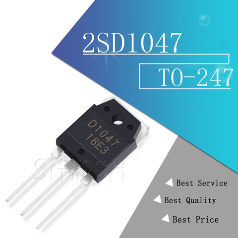 5pcs/lot New 2SD1047 D1047 12A/140V  TRANSISTORS TO-247 ► Photo 1/1