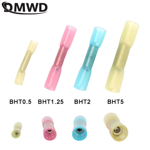 DMWD BHT0.5 BHT1.25 BHT2 BHT5 Heat shrink waterproof Middle connector terminal nylon brass terminal 20PCS BHT ratchet PLIER ► Photo 1/6