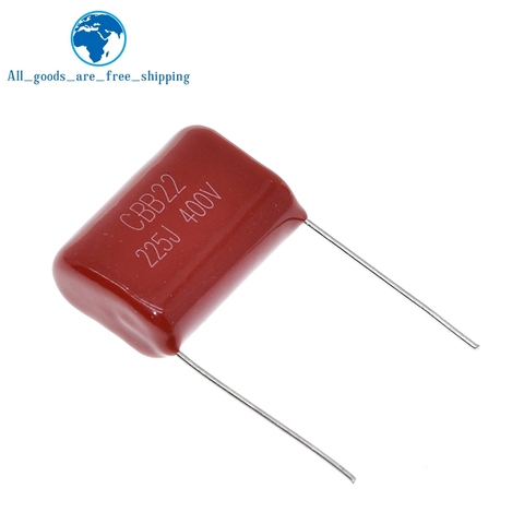 TZT 10PCS 400V225J 2.2UF Pitch 20M 225J400V 225 400V 2200PF CBB Polypropylene film capacitor ► Photo 1/6