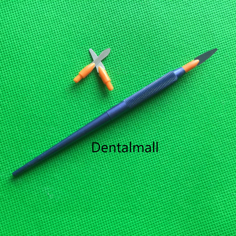 Dental Ceramic Porcelain Cement Power Glass Ionomer Mixing Spatula Knife Blade ► Photo 1/4