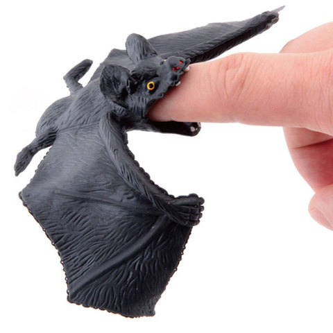 1 pcs Lifelike Fake Bat Halloween Decoration Horror House Hanging Props Halloween Party DIY Ornament Soft Bat Toy ► Photo 1/6