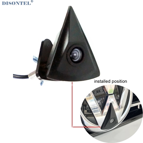 AHD Wide Angle Front View Logo Camera for Volkswagen GOLF Jetta Touareg Passat Polo Tiguan Bora Waterproof  ► Photo 1/6