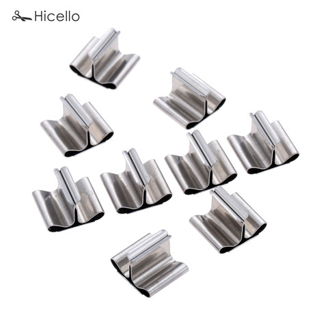 50pcs/lot Wood Candle Wicks Base Clip Iron Candles Making DIY for wicks Materials Holder Stand Handmade kit 16*12*10mm Hicello ► Photo 1/6