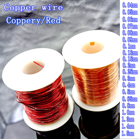300g/roll 0.4 mm 0.35mm 0.05mm 0.06mm 0.07mmNew polyurethane enameled round copper wire QA-1-155 2UEW 300g/PC ► Photo 1/6
