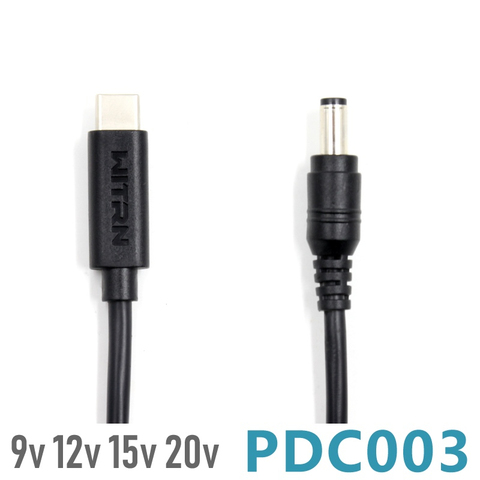 PD23.0 to 5525DC male DC 5.5*2.5PD/QC4 decoy trigger transfer charging cable PDC003 ► Photo 1/2