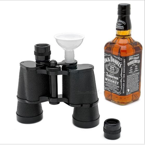 New Binocular Telescope Liquor Whiskey Alcohol Wine Bottle Hip Flask Water Bottle Outdoor Sport  Climbing Portable Drink Bottle ► Photo 1/6