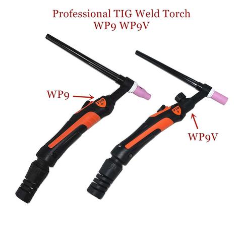 Professional WP9 TIG Torch 120A GTAW Gas Tungsten Arc Welding Gun Argon Air Cooled WP9V Gas Valve TIG Welding Torch ► Photo 1/6