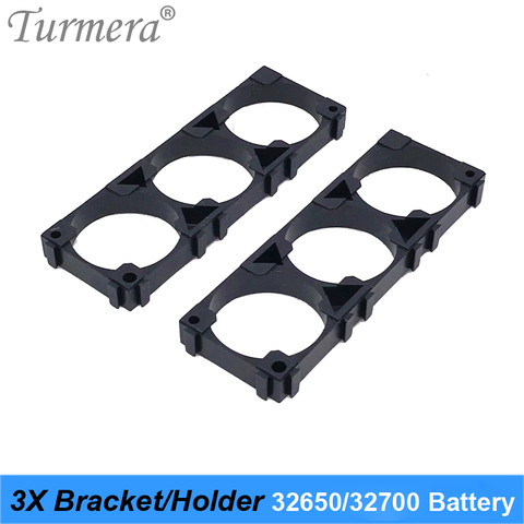 Turmera 3X 32650 32700 Lifepo4 Battery Bracket Holder 3X Safety Anti Vibration Plastic Bracket For 12V 36V battery pack 2pieces ► Photo 1/4