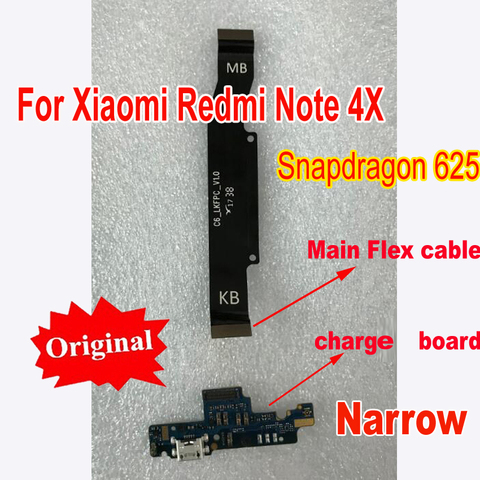 Original USB Dock Connector Charge Port Flex Cable USB Charger For Xiaomi Redmi Note 4X / Note4 Note 4 Snapdragon 625 Not 4X ► Photo 1/2