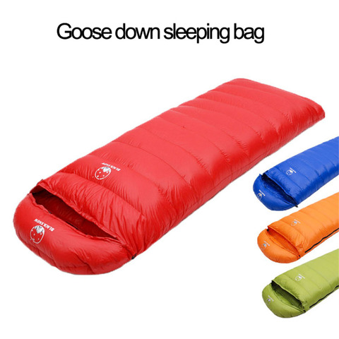 High-quality Larger Size Envelope Style White Goose Down Filled Soft Adult sleeping bag Suitable for Cold Weather Thermal Quilt ► Photo 1/6