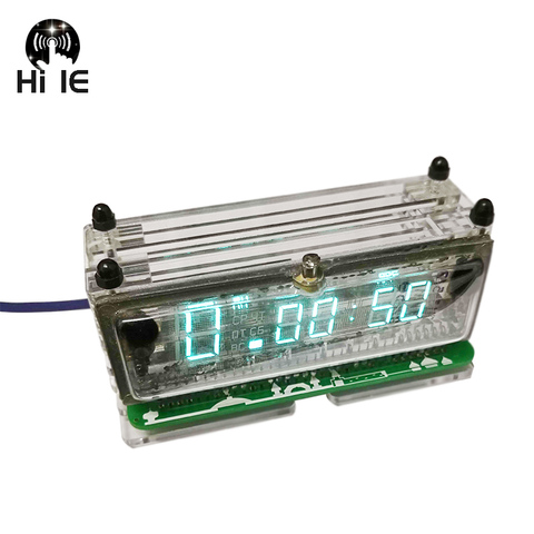 Transparent Screen Display Desktop VFD Clock BoyFriend Gift Digital LED Clock Creative Home Clock Ambient Light VFD Screen ► Photo 1/6