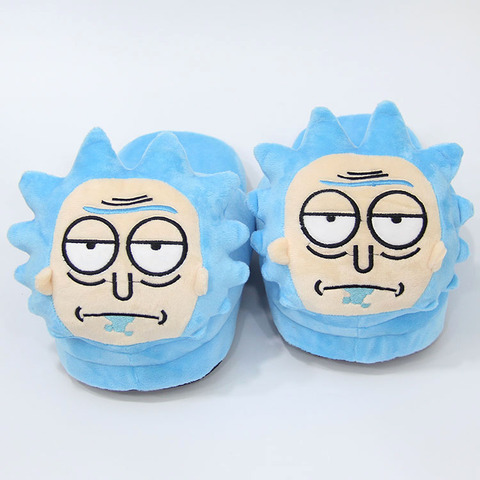 Unisex Cartoon Slobbering Doctor Dolls Slippers Warm Winter Soft Plush Indoor Slides Cute Anime Bedroom Shoes For Man Woman ► Photo 1/4