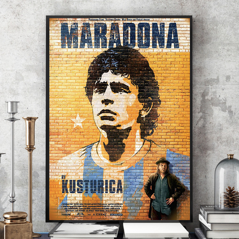 Ball King Maradona High-quality Wall Artist Home Decoration Canvas Painting Nordic Decoration Hotel Bar Cafe Room Guest Room ► Photo 1/6