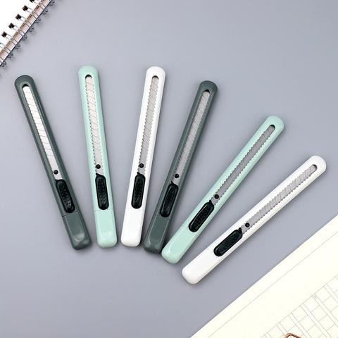 JIANWU 1pc Simple Portable Art Knife Cute modelling paper-splitting knife mini Utility knife Office supplies ► Photo 1/6