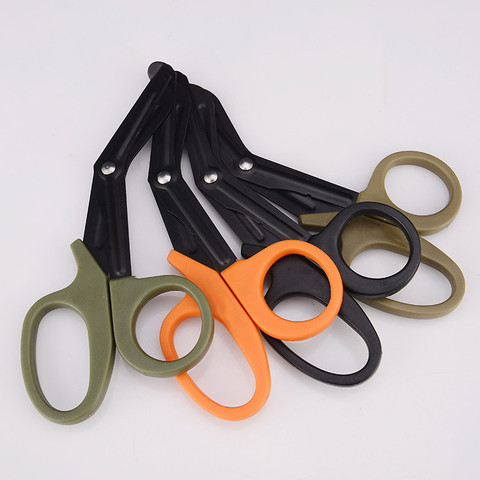 Tactical Gauze Trauma Bandage Rescue Scissor Survive Emergency First Aid Shear Outdoor Medical Paramedic Doctor Nurse ► Photo 1/6