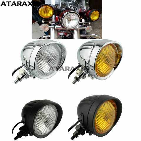 Retro Vintage Motorcycle Headlights High/Low Beam Head Light For Harley Custom Softail Dyna Cruiser Bobber Chopper Sportster ► Photo 1/6