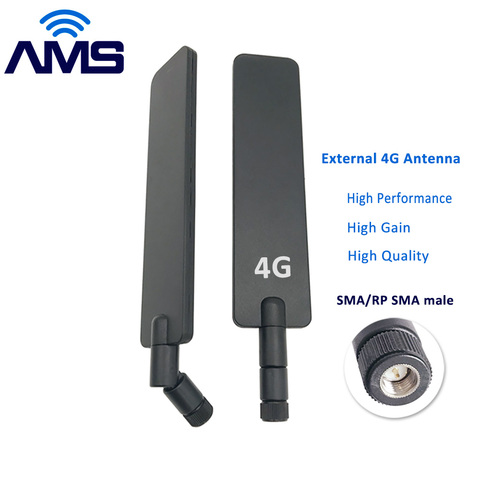 AMS Factory Wholesale 18dBi High Gain External Lte 4G Foldable SMA male Rubber Duck Antenna omni wireless 2.4g wifi antenna ► Photo 1/6