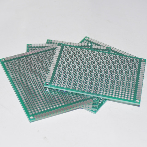 5PCS 6X8CM PCB Board Stripboard Veroboard Prototype Card Prototyping Double Sided Universal DOT Perfboard Breadboard Bricolage ► Photo 1/6