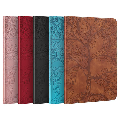 Fundas For Huawei MatePad 10.4 Case 10 4 BAH3-W09 BAH3-AL00 3D Embossed Tree Case for Huawei MatePad Mate Pad 10 4 Tablet Case ► Photo 1/6